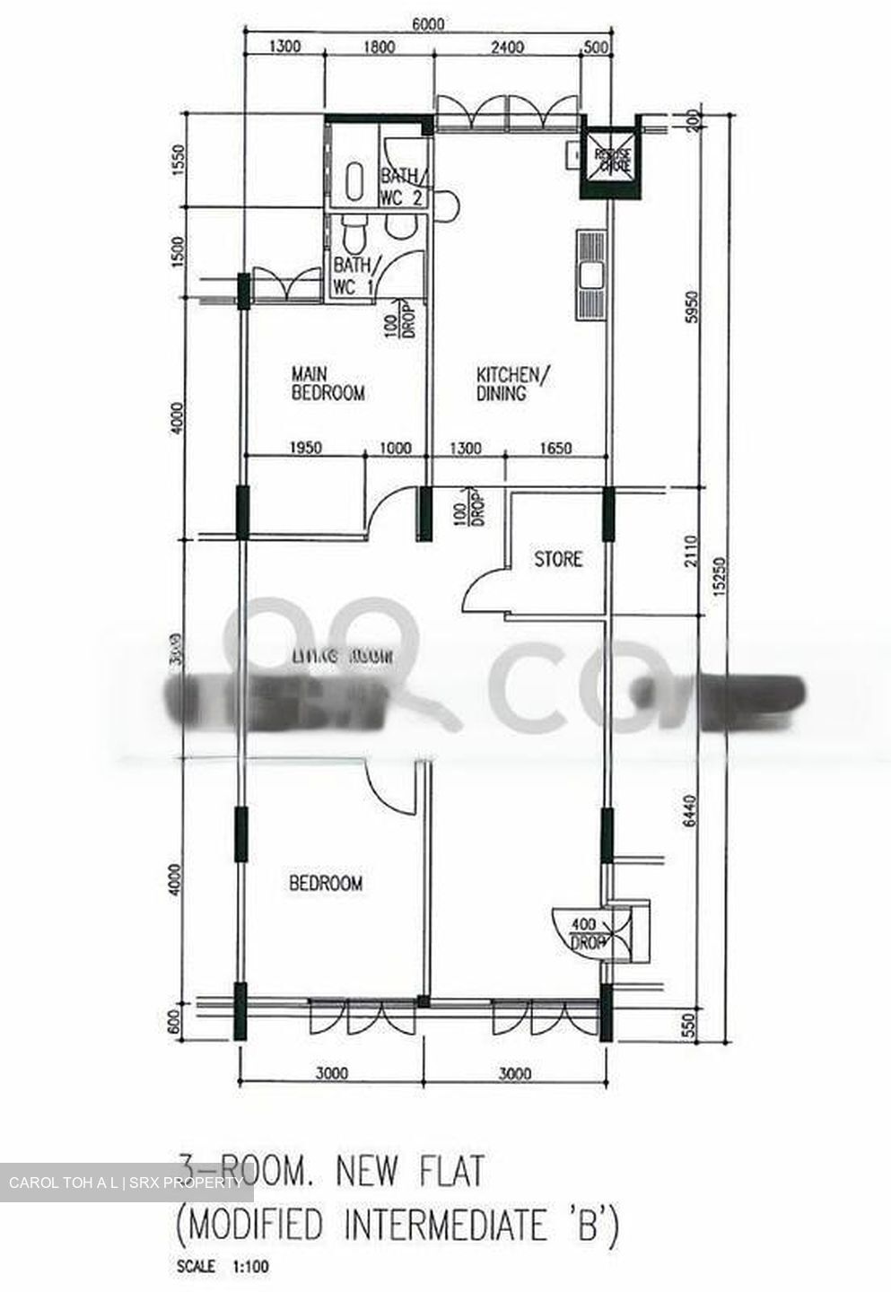 Blk 12 Pine Close (Geylang), HDB 3 Rooms #460805341